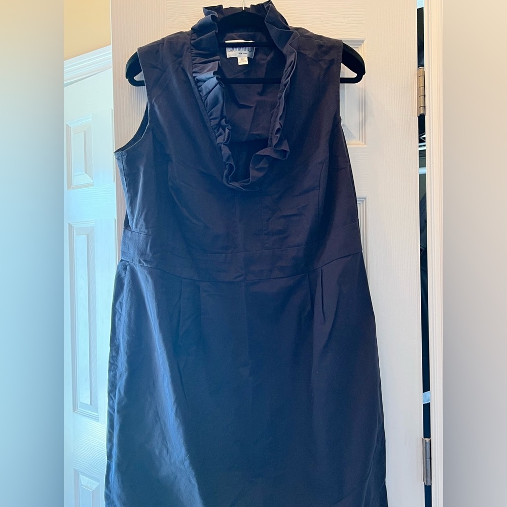 Navy blue mini dress